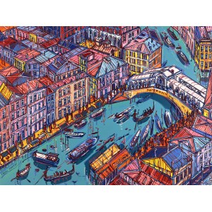 Joanna Mieszko ( 1969), Venice PONTE di RIALTO, 2024