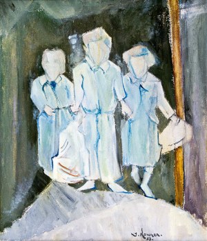 Józef Kowner ( 1895 - 1967 ), Trzy postacie, 1953