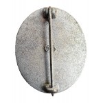 Cased Silver Wound badge reverse marked 65 for Klein & Quenzer A.G. Oberstein