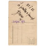 Ok. 1921-1922 r., Warszawa - Fotografia Portretowa Kobiety z Odręczną Dedykacją ; Fotograf Stanisław Brzozowski