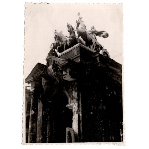 WWII, circa 1945, Berlin - Photograph of the Kaiser-Wilhelm-Nationaldenkmal Monument.
