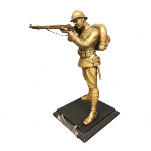 Figurine of an infantry soldier from the 1920s.