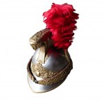 Elmo da dragone con cresta intrecciata, Francia (replica)