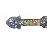 Sterling silver gold-plated Caucasian kindle
