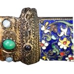 Sterling silver gold-plated Caucasian kindle