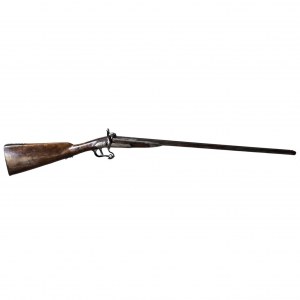 Double-barreled hunting rifle, Versailles manufactory, 18th century, France.