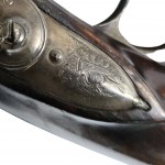 Double-barreled hunting rifle, Versailles manufactory, 18th century, France.