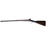Double-barreled hunting rifle, 19th century.