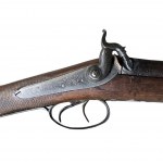 Double-barreled hunting rifle, 19th century.