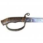 Russian officer's saber shashka dragoon, pattern 1881/1909 with raptor