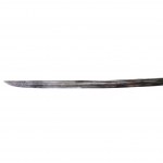 Turkish parade saber with silver handle and scabbard, 19th century in the kilij style.