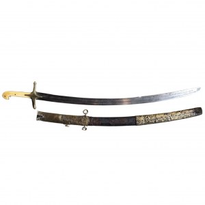 Arabian type saber with European head, France or England, 19th century.