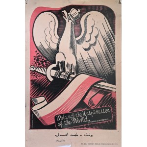 Polen - die Inspiration der Welt, entworfen von Z. Turkiewicz, Z. P. Haar / Patriotisches Poster