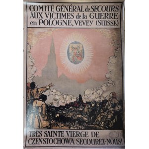 Komitet pomocy ofiarom wojny w Polsce / Plakat patriotyczny