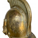 Antique fireman's helmet, France, 1855/1872