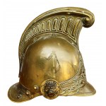 Antique fireman's helmet, France, 1855/1872