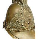 Antique fireman's helmet, France, 1855/1872