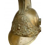 Antique fireman's helmet, France, 1855/1872