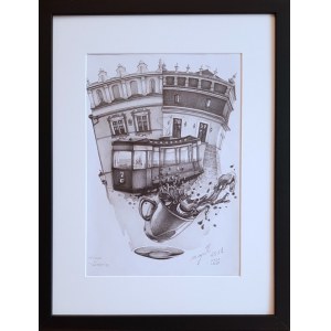 Maya Wolf, Coffee on the Tram. Tarnow S