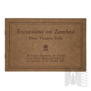 Anglia - Broszura Reklamowa Wycieczki na Zambesi z Wodospadów Wiktorii z R.F. Sutherland, Ltd. (Excursions on Zambesi from Victoria Falls R.F. Sutherland, Ltd.)