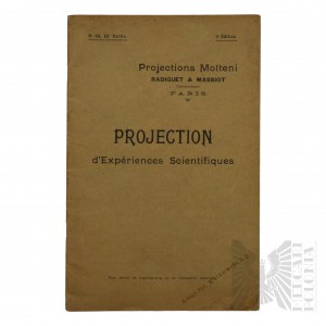 France - Offer Catalogue Projection d'Experiences Scientifiques, Devices and Accessories (Projection d'Experiences Scientifiques, Catalogue General Des Appareils Et Accessoires), Paris (Paris).