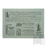 Cesarstwo Niemieckie- Ulotka Reklamowa Poidła Automatyczne Patent Schoenefeld Wilhelm Werner (Selbsttraenke &gt;&gt;Patent Schoenefeld&lt;&lt; Wilhelm Werner) Zielona Góra (Gruenberg in Schleise) 1913