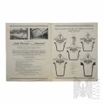 Niemcy - Broszura Reklamowa Fabryka Szklanych Dachów Clausa Meyna we Frankfurcie nad Menem (Claus Meyn Glasdachfabrik Frankfurt a Main)