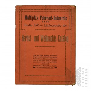 Niemcy - Katalog Jesienno-Świąteczny Przemysłu Rowerowego Multiplex (Multiplex Fahrrad-Industrie Herbst und Weihnatchts Katalog)