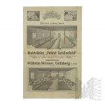 Germany- Advertising Leaflet Cattle Drinker Patent Schoenefeld Wilhelm Werner Zielona Gora (Gruenberg in Schleise)