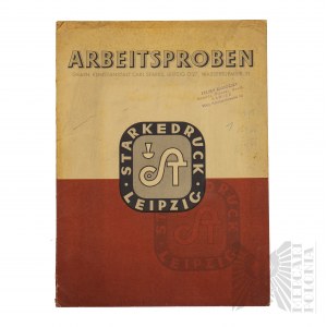 Niemcy - Teczka na Próbki Pracy (Arbeitsproben, Liepzig) Lipsk