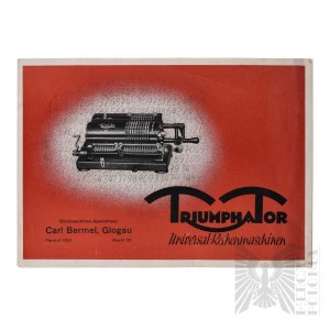 Deutschland - Werbebroschüre der Firma Triumphator, Glogau (Glogau)