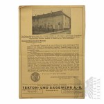 Niemcy - Broszura Informacyjna Metoda Konstrukcji Tekton (Die Tekton-Bauweise), 1926 r.
