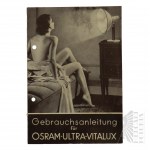 Niemcy - Broszura Instrukcja Obsługi Do Osram-Ultra-Vitalux (Gebrauchsanleitung Fur Osram-Ultra-Vitalux)