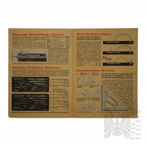 Niemcy - Broszura Reklamowa Artykuły do rysunków technicznych E. Heckendorff (Technische Zeichenartikle, Berlin)