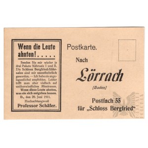 Germania - Postkarte nach Lörrach (Ufficio postale di Lörrach)