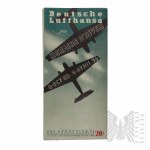 Niemcy - Mapa Połączeń Lotniczych Deutsche Lufthansa