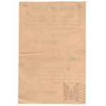 I wojna światowa/II RP Ulotka “Do Żołnierzy i Obywateli Narodowości Włoskiej” Komendant miasta i okręgu Lwów 25 XI 1918 Dwujęzyczna Język Włoski Język Polski