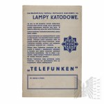 II RP - Cennik Firmy Telefunken