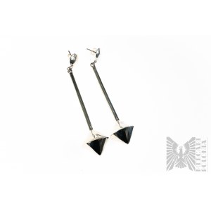 Designer-Ohrringe, 925 Silber