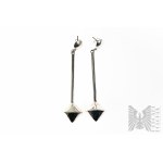 Designer-Ohrringe, 925 Silber