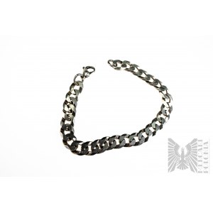 Men's Bracelet Armor Braid, 925 Silver