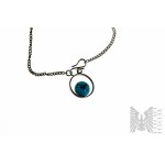 Türkis-Kugel-Armband, 925 Silber