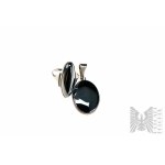 Set aus Ring und Anhänger mit Hämatit, Silber 925