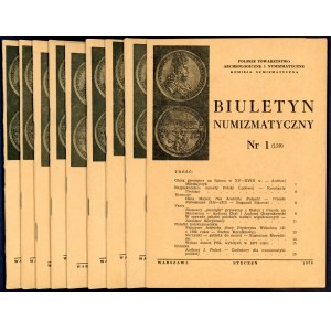 Biuletyn Numizmatyczny Rocznik 1978 (komplet)