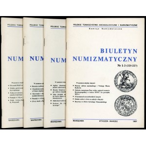 Biuletyn Numizmatyczny Rocznik 1987 (komplet)