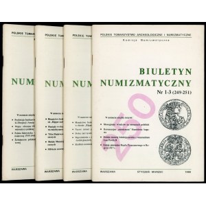 Biuletyn Numizmatyczny Rocznik 1989 (komplet)