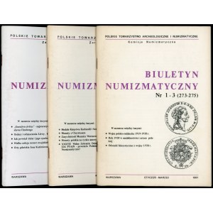 Biuletyn Numizmatyczny Rocznik 1991 (komplet)
