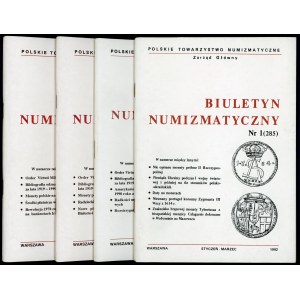 Biuletyn Numizmatyczny 1992 (komplet)