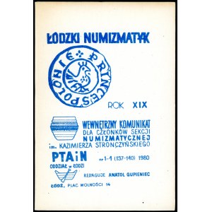 Łódzki Numizmatyk Rok XIX