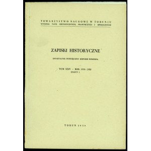 Zapiski Historyczne 1958-1959